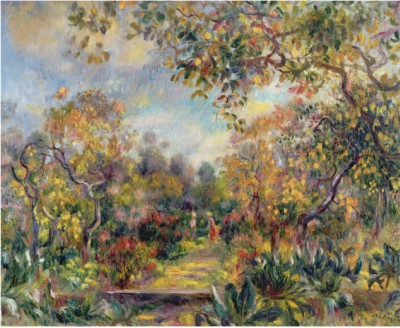 Landscape at Beaulieu c1893 - Pierre Auguste Renoir Painting